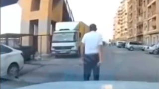 Yol polisi qayda pozan piyadaların qorxunc görüntülərini YAYDI - ANBAAN VİDEO 