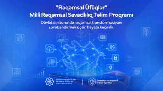“Rəqəmsal Üfüqlər” Milli Rəqəmsal Savadlılıq Təlim Proqramına start verildi 