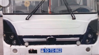 Narkoman avtobus sürücüsü HƏBS EDİLDİ  - VİDEO