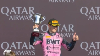"Formula-2": Azərbaycan Qran-prisinin sprint yarışının qalibi mükafatlandırıldı - FOTOLAR
