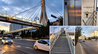 "Şamaxinka"da piyada körpüsündə lift iki aydan çoxdur işləmir - FOTO - VİDEO