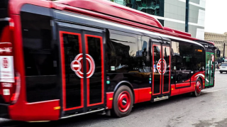 Gəncədə “Baku Bus” qəza törətdi - FOTOLAR 