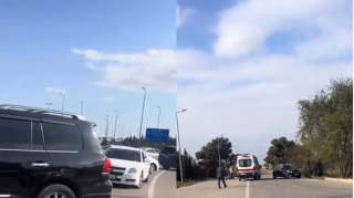 Yeni Ramanada yol bağlandı, tıxac yarandı  - VİDEO