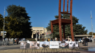 Cenevrədə Ermənistanın mina müharibəsinə dair fotosərgi açıldı - FOTOLAR