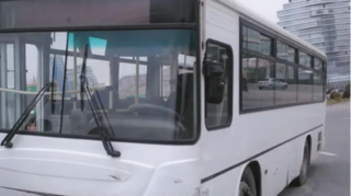 ЧП в Уджарском районе: пассажирский автобус сгорел на ходу  - ФОТО