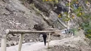 Quba-Xınalıq yolunda sürüşmə - 8 kəndlə nəqliyyat əlaqəsi kəsildi 