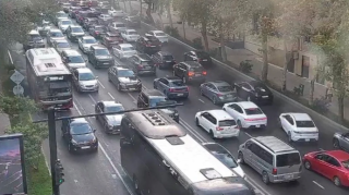 Hazırda Bakıda bu yollar tıxacdır - SİYAHI - FOTO 