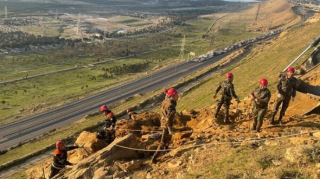 Badamdarda sürüşməyə görə bağlanan yol nə vaxt istifadəyə veriləcək? - AÇIQLAMA 