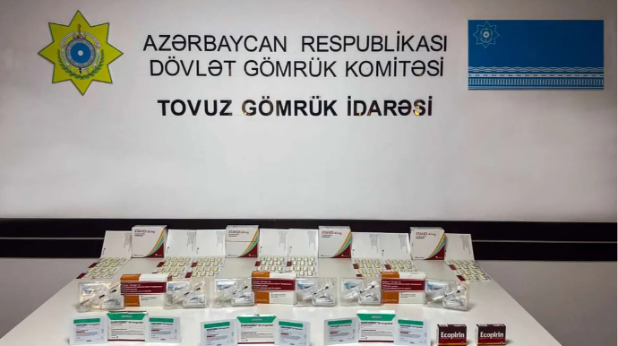 Bəyan edilməyən dərmanların gömrük sərhədindən keçirilməsinin qarşısı alındı