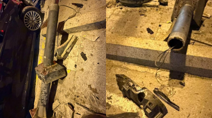 Bakıda qəza nəticəsində svetofor yararsız hala düşüb  - FOTO