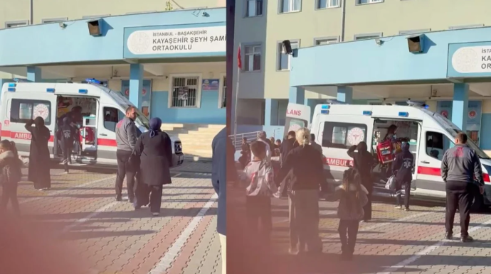 İstanbulda DƏHŞƏT:  15 yaşlı məktəbli qız şagirdləri bıçaqladı - FOTOLAR 